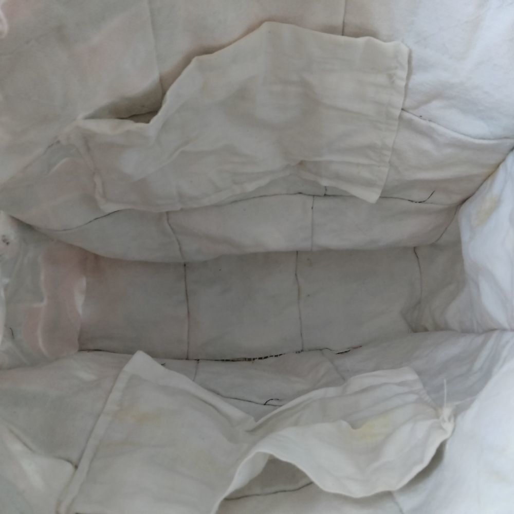 BAMA Patchwork Purse / Handbag Interior Pockets Button Closure - Picture 5 of 7